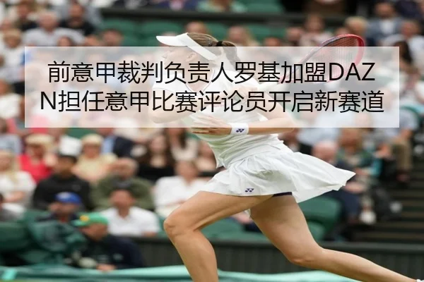 前意甲裁判负责人罗基加盟DAZN担任意甲比赛评论员开启新赛道